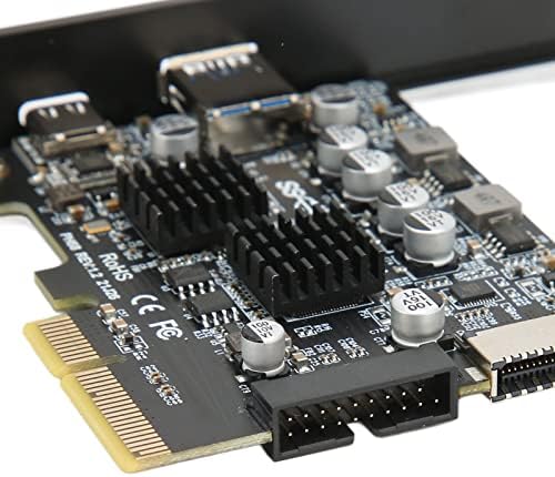 Sanpyl PCIE Адаптер за Карта, Компютър PCIE 3.0 до USB3.0 10 gbps Скорост на трансфер на Данни PCIE Пълен Интерфейс за