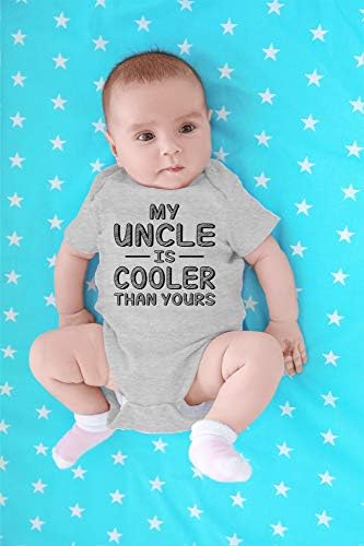 My Uncle Is Cooler Than Yours - Смешни Uncle to Be Baby Clothes - Сладко Бебе One-Piece Baby Bodysuit