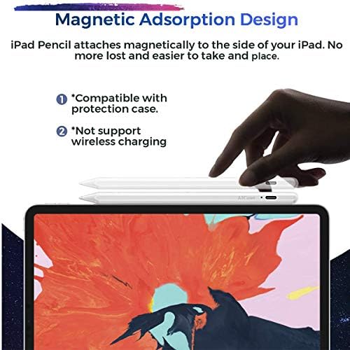 Стилус за iPad с нарушения в дланта на ръката си, Активен молив Съвместим (2018-2020) iPad Pro (11/12.9 инча),iPad 6th/7th