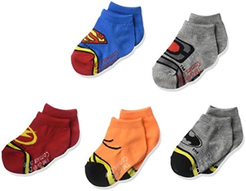 Justice League Baby 5 Pack Shorty Socks