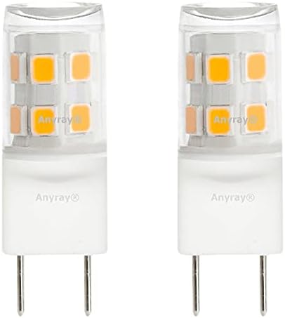 2-LED лампи G8 Смяна на електрически крушки е 2 Вата за 120 20 W за микровълнова печка WB25X10019 20 W (мек бял 3000 До)