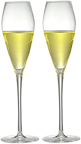 DDTT Martini Glasses Set of 2, Прозрачни Кристални Чаши за Шампанско на Дълго Стъбло 240 мл,8 бр