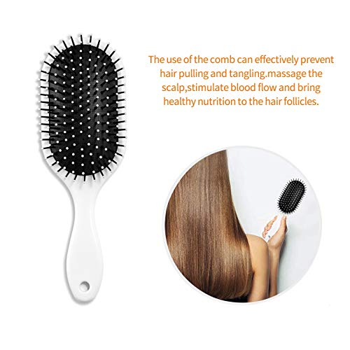 Ink Flamingos Hair Brush For Wet & Dry Hair Air Cushion Detangling Comb Massage Brush Scalp Hairbrush For All Hair Types - За жени, момичета, мъже
