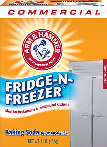 Arm & Hammer 3320084011CT Хладилник-N-Freezer Пакет Сода, Без мирис, Прах, 16 унции, Опаковки от 12