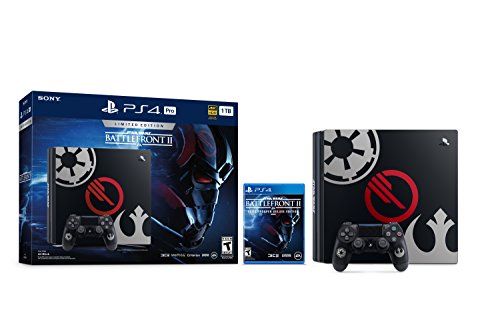 PlayStation 4 Pro 1TB Limited Edition Console - Star Wars Battlefront II Пакет [Свален от производство]