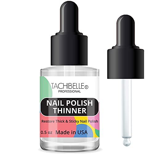 Tachibelle Nail Polish Thinner 0.5 oz - Върнете вашите стари лакове за живот (1 бутилка)