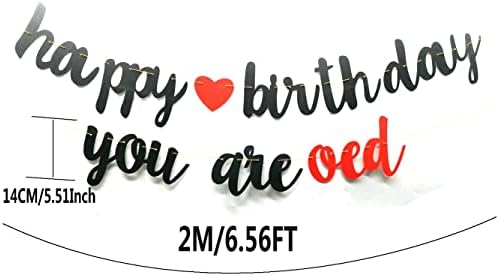 Happy Birthday You are Old Banner, Смешни Birthday Banner, Честит рожден ден Sign Верандата Знак за 30th 40th 50h 60th