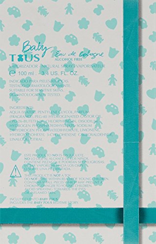 Tous Baby Alcohol Free Cologne Spray for Kids, 3,4 грама
