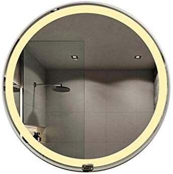 TTms Огледало за грим Тоалетен огледало Стенно Огледало за Баня с Осветление Стенни Огледала За Грим със светлина и демистером