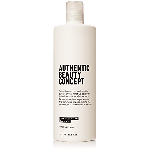 Authentic Beauty Concept Deep Cleansing Shampoo | Всички Видове коса | Премахва замърсяванията и мазнините | Вегетариански и Жесток | Без сулфати