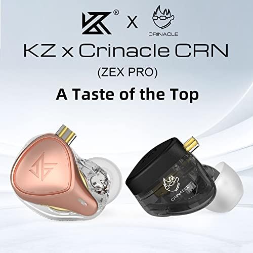 KZ x Crinacle CRN ZEXPro Нови Електростатични и Динамични и Балансирани Арматурные Хибридни Слушалки Пасивно намаляване