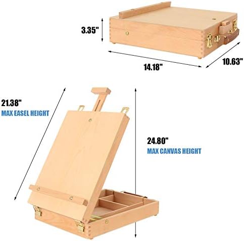 Художествени Аксесоари Кутия на Триножник Sketchbox Живопис Кутия За Съхранение, за да Персонализирате Дървена Настолен