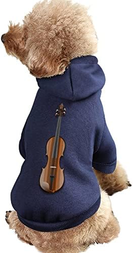 Цигулка Кучета Hoody с Качулка Пет Блузи, Дрехи, Пуловер Cat Ризи