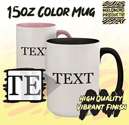 I Hate People But Love Haw - 15oz Colored Inner & Handle Ceramic Coffee Mug, Червен