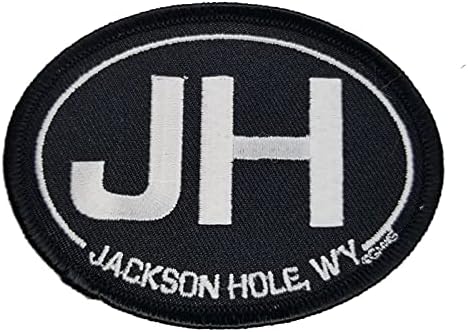 Wyoming Patch – WY Jackson Hole Patch - Travel Patch Iron On – souvenir е Patch – Апликация – Пътуване Gift 3.5 Ski Mountain