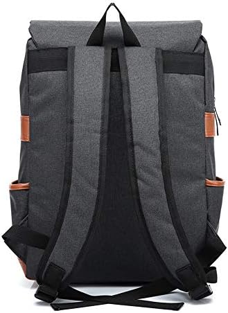 UGRACE Slim Business Laptop Backpack-Елегантни Ежедневни Daypacks Outdoor Sports Rucksack School Shoulder Bag for Men Women, Сълза Resistant Stylish Simple Traveling Backpack in Black