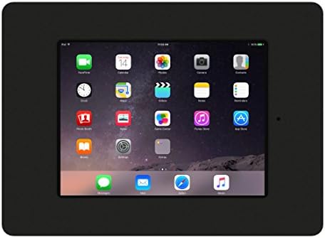 VidaMount Black Home Button Вътрешен корпус и фиксирано постоянно стъклена планина [Комплект] Съвместим с iPad Mini 1/2/3