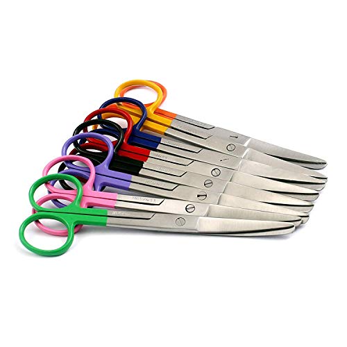 G. S 8 Operating/Dressing Ножици Sharp/Blunt 5 1/2 Извити, нержавеющие химикалки в различни цветове