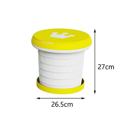 NC Сладко Portable Folding Toilet Washable for Child Non - Strip Design Park - Жълт