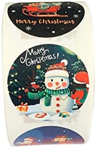 500pcs 3.8 cm Хартия Весела Коледа Sticker Santa Claus Sealing Label Stickers Лексикон за Опаковане на Подарък Карти