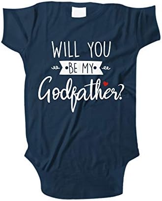 Will You Be My the godfather Детско боди One Piece или Тениска за деца на Кръщението