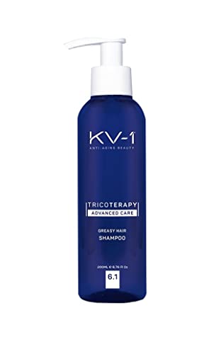 KV-1 Стягащ шампоан за коса 6.1 Шампоан за мазна коса 200 мл с 80 биологично активни съставки