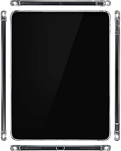 Skinit Clear Tablet Case е Съвместим с iPad 10.2 in (2019-20) - Официално лицензиран дизайн Gonzaga Bulldogs Stripe Design