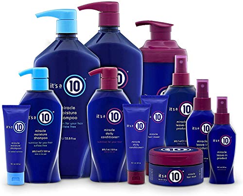 Това е 10 Haircare Miracle Moisture Shampoo, 33,8 течни унции (опаковка от 3 броя).