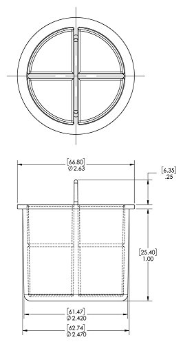 Plugs QOT401AG1 Plastic Plug for Type K Style Tubing. OT-40, PE-LD, Cap OD 1.00 Plug ID 2.470, Зелен (опаковка по 50 броя)
