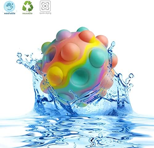 Поп Топка Fidget Toy Push Bubble Toys 3D Преса Balls Преносима Антистрес Тъчпад играта (1 бр.)