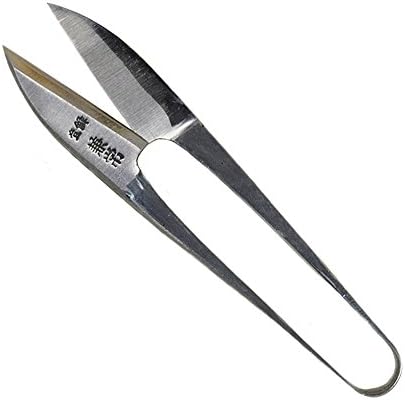 Японски традиционните ножици за рязане на резби Kanetsune сребрист цвят (дължина 120 мм)