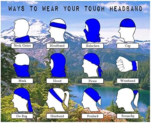 OHMYCOLOR Знамена Казахстан Headwrap на Мъже, Жени шапки лента за глава Маточната Кърпичка Многофункционален Do Rag Cap