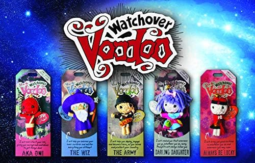 Watchover Voodoo - String Voodoo Кукла Ключодържател – Ново Voodoo Кукла за чанти, багаж или автомобилни огледала - Талисман Voodoo Ключодържател, 5 инча