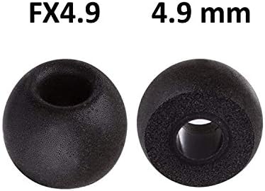 Xcessor FX4.9 (M) 4 двойки кръгли слушалки с ефект на паметта среден размер. Сменяеми ушни накрайници за всички популярни