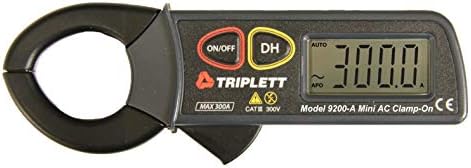 Triplett Mini 4000 Count Технологична-On Digital AC Current Meter (9200-A)