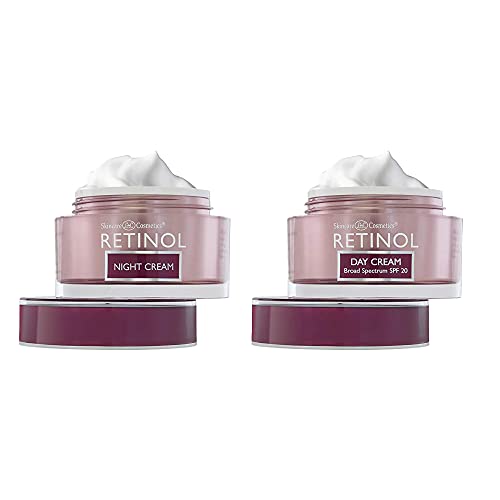 Retinol Night Cream – Оригиналния против стареене ретиноловый овлажняващ крем за млада кожа + Ретинол Дневен крем с широк