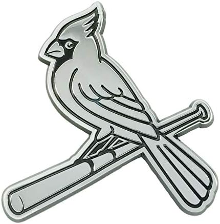 FANMATS 27049 MLB - St. Louis Кардиналите Хромирана емблема, един размер