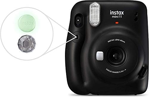 Fujifilm Instax Mini 11 Instant Camera (сив графит) Комплект с калъф, 2X Fuji Instax Mini Instant Film Twin Pack - 40