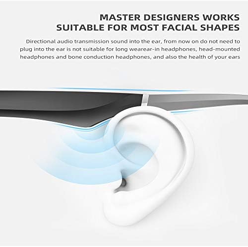 Mikutech Meagtlva K2 Bluetooth 5.0 Open Ear Speaker Smart Glasses Покана Listen Music Слушалки, Очила, 2-в-1 Интелигентна