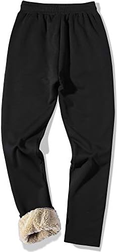 MACHLAB Мъжки минерални флисовые Панталони за джогинг Шерпа На лигавицата на Спортни Панталони Зимни Топли Дебели Спортни
