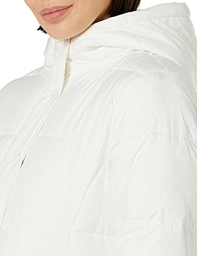 Жена тежко пуховое палто с качулка с цип дълъг ръкав Essentials