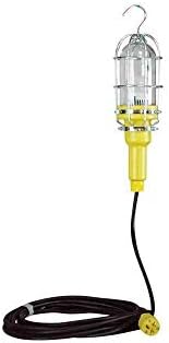 Vapor Proof (Waterproof) LED Inspection Light/Hand Lamp/Drop Light - Colored LED Bulb - 50' Cord