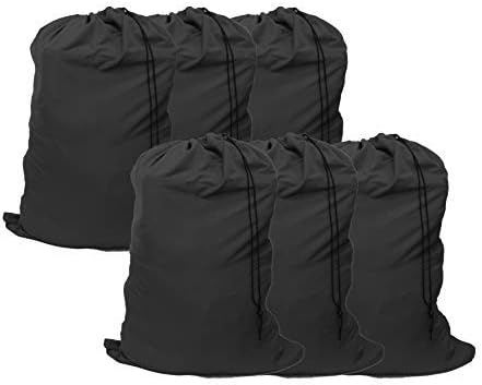 YETHAN Extra Large Laundry Bag, Черни чанти с цип на дантела 30x40, за жителите на колежи, хотели и апартаменти.