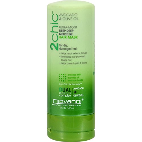 Giovanni Hair Care Products Маска за коса - 2Chic Авокадо и зехтин, Помага за възстановяване на екстремни щети - Съживява