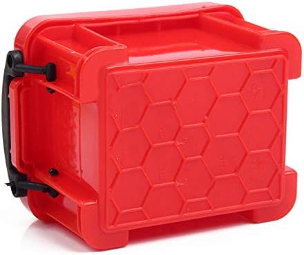 LAFEINA Пластмасови Мини Кутия за съхранение 1:10 RC Rock Crawler Car TRX4 Axial SCX10 90046 Аксесоари за декорация(в червено)