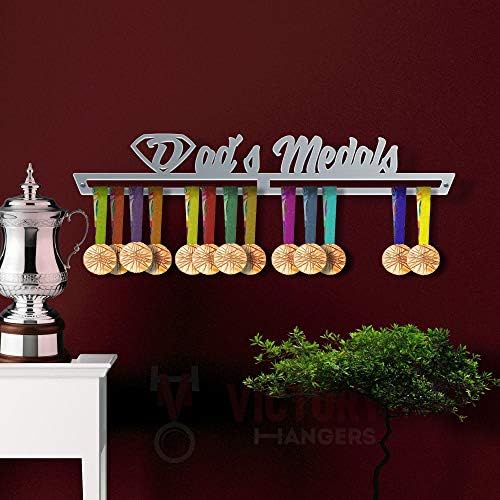 Закачалки за дрехи VICTORY HANGERS Dad's Medal Display Hanger – Метален държач за Деня на бащата