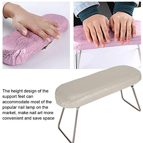 SOONHUA Нокти Arm Rest,Station Nail Art Hand Pillow ПУ Leather Manicure Arm Rest Pillow Bracket With Professional Нокти Rest Pillow Table Маса За Нокти Техник Използвате