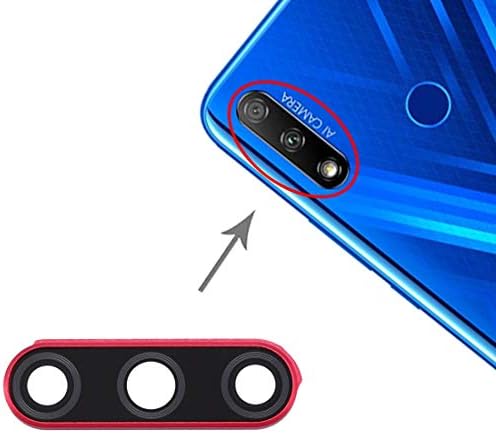 Обектив на камерата Капак на обектива на камерата, за Huawei Honor 9X (черен/син/лилав/червен) (Цвят : червен)