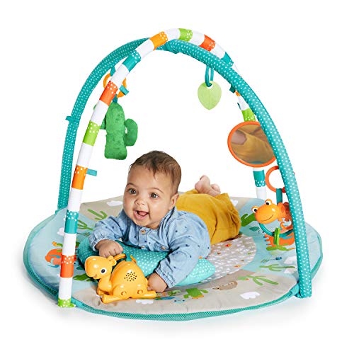 Bright Starts 4-in-1 Rounds of Fun Activity Gym & Ball Pit, Новородено +, Син