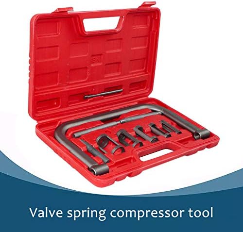 Dibanyou Auto Valve Spring Compressor C Технологична Tool Set Service Kit for Motorcycle, ATV, Car, Small Engine Vehicle Equipment